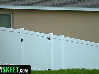 Shocked stepdaughters discover stepdads hard boner