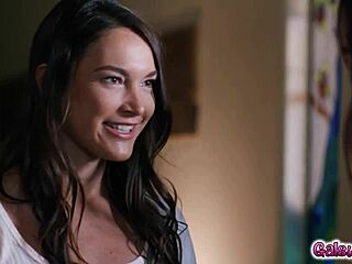 Katrina Colt Licks Alina Ali's Shaved Pussy While Jayden Cole Fingers Them