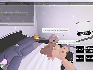 Compilation of Roblox porn with little 18+ scenes