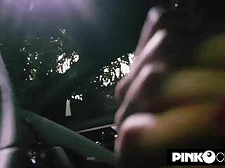 Amandha Fox's Wild Night of Masturbation in Rome Car!