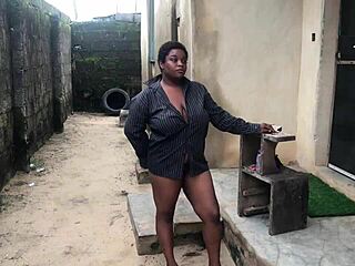 Outdoor Sex Gone Wrong With Curvy Oiled Babe! What A Mess!