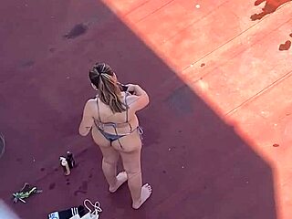 Wanna watch neighbors sunbathing on the terrace?
