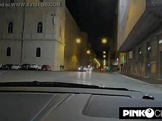 Amandha Fox's Crazy Night in Rome Car