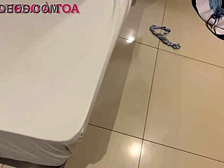 hey, check this petite babe's first anal on red and cher