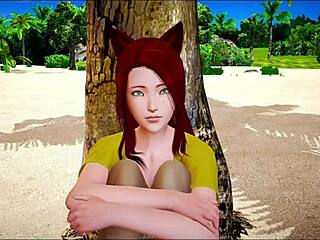 Exploring my new family in this cartoon anime series with blondes and redheads.