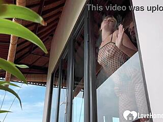 Morning Doggy and Blowjob with Tattooed Blonde