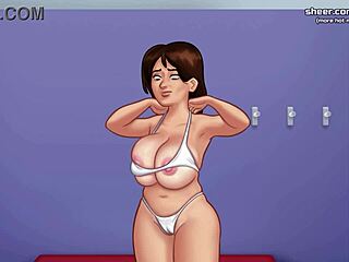 hey stepson, want a blowjob in the shower? i'm your big boobs milf step mom in summertime saga v21 0 0 cartoon taboo porn part 65...