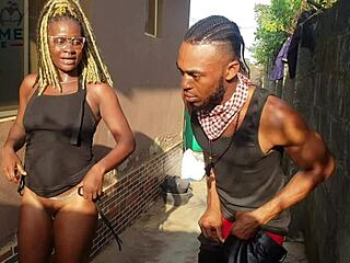 Jasmine Candy, Slutty Neighbor, Banged Quick Outdoors by Horny Locals!