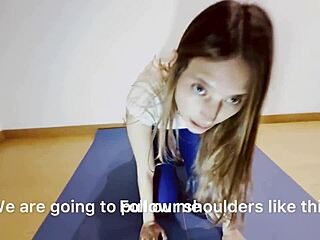 Personal trainer hired by hubby makes me sweat hard