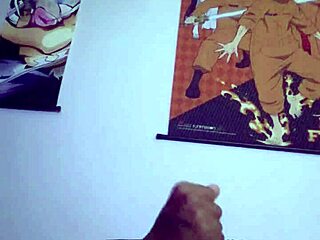 Bodybuilder relaxes in bed with tattoos