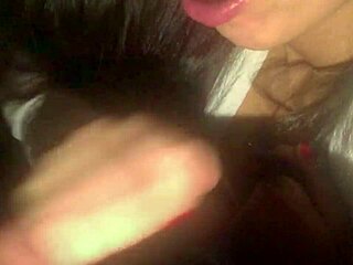 Latina Wife Gives Blowjob To Husband In Cinema