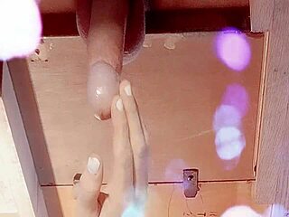 hey, watch me getting milked and leaking pre cum like crazy!
