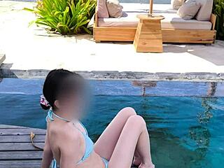 i love my japanese blue bikini look