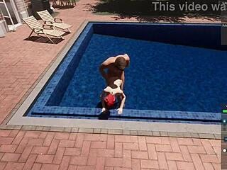 Caroline says, 'Let's play my fantasies, fucking my best friend's dad with shaved pussy'