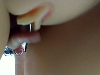 I rub my little dick on her pussy before pounding her hard
