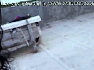Milf Submissive Dominated Outdoors on Rooftop with Facial and Spanking