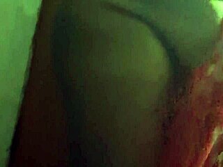 just out of shower with a dripping wet core