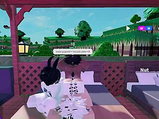 Dialogic Hey, check us out! Two bunnies getting wild with one black bull in a hot threesome.