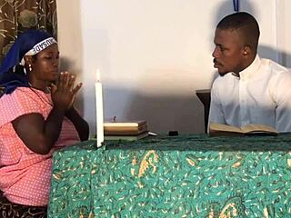 I had sex with a slut with big tits and ass before confession.