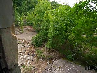 Slutty Brunette Enjoys Passionate Anal Fuck with Stranger