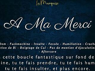 French femdom gives jerk off instructions