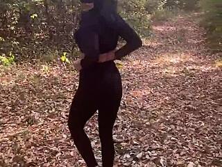 bad daddy wolf ep 7 - milfycalla's naughty outdoor escapades with a curvy latina.