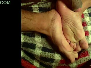 Big feet, bigger cock!