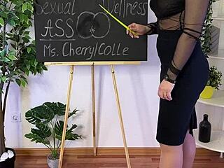 feeling sexy in stockings and heels, spanking my curvy ass alone