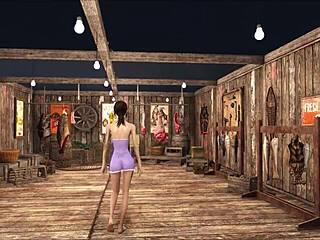 Gorgeous Amber Moore Succumbs to Uniformed Man's Deep Blowjob and Rimjob Temptation