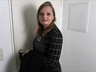 I gotta remember to blow that submissive blonde slut with big ass and cum in mouth...