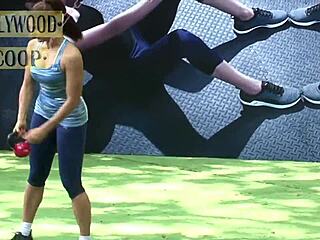 Jacqueline Fernandez在热辣健身片中火辣表演