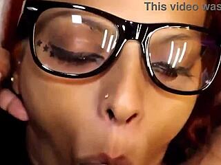 Nilmini Sheron Gives Deep Hard Blowjob To Hubby's Big Monster Cock At Home