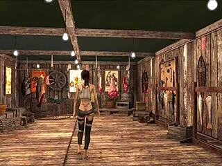 Gorgeous Amber Moore Succumbs to Uniformed Man's Deep Blowjob and Rimjob Temptation