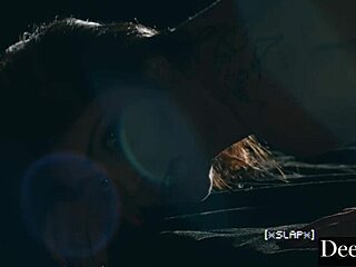 Adria Rae opens up for deepthroat and assfucking threesome