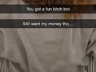 damn, cheating girlfriend screwed on snapchat for debt