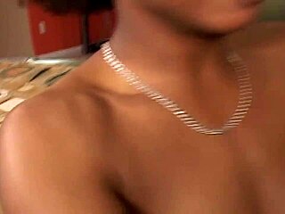 lesbian couple kisses then uses strapon for dirty pussy action