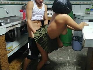 Sexy Plumber Fixes Pussy Drain with Big Tits