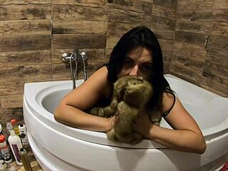 So, wanna see me pee in a fur coat and pantyhose in the tub?