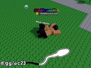 roblox girl rides my cock hard in the game