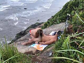 Wild Emotions as Couple Caught Having Sex on Sao Paulo Beach
