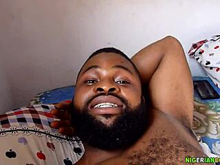 Ebony Couple's Intimate Massage Session