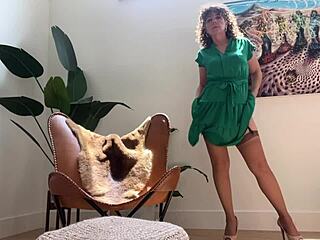 Teasing Striptease Reveals My Swollen Big Clit