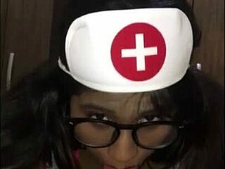 Latina nurse in hospital setting