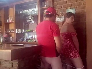 Brunette Milf Gets Fucked from Behind with Ass Shaking