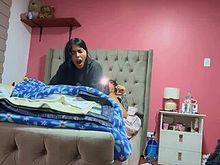 Intense Latina Teen Cowgirl Riding After Parents Leave