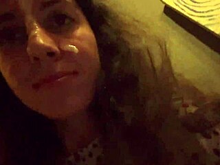 Can She Handle Cum On Face In Public Sushi Bar?