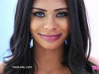 Intense interview with teen 18+ porn starlet swallowing