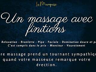 french massage turns into steamy blowjob with happy ending audio porn