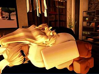 观看Candy在兔子Cosplay服装中被操，她在硬核动作中大声呻吟