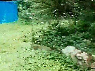 girlfriend gives deep throat oral on the balcony